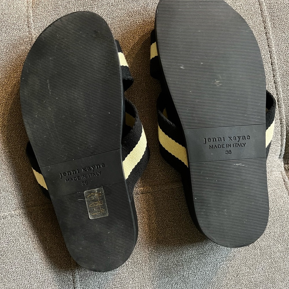 Jenny Kayne Cotton Crossover Sandal Size 6 - Picture 4 of 7